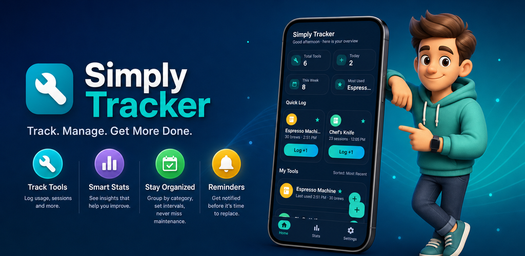 Simply Tracker app preview